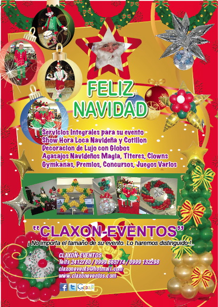 PAPA NOEL en Quito Show Papa Noel quito - Claxon Eventos Claxon Eventos